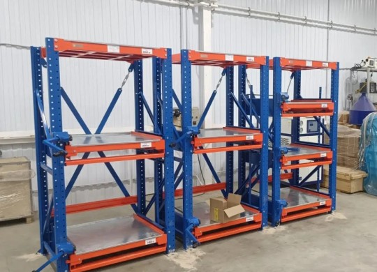Стеллажи с выкатными платформами серии SLIDE-1400
